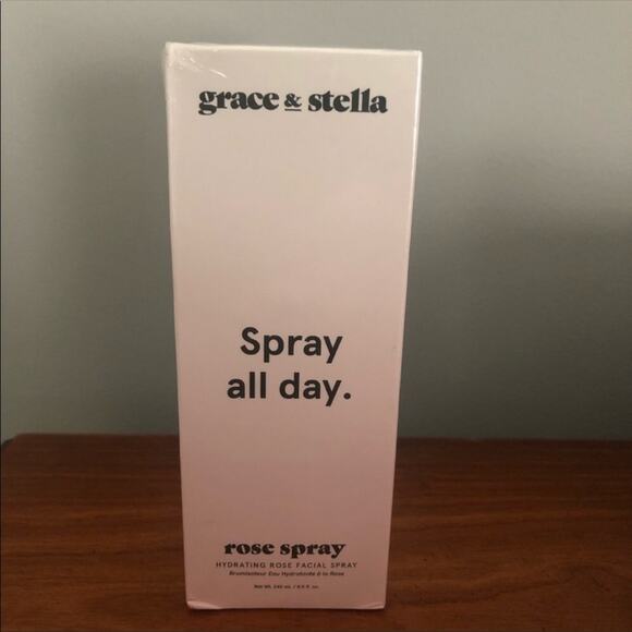 NEW Grace & Stella ROSE Spray All Day Fabfitfun Box Sealed NIB Skincare FFF - Picture 6 of 7